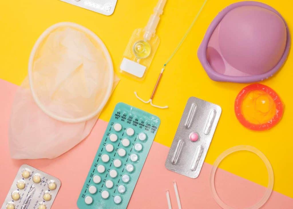 contraception methods provided by Midland Health contraception clinic