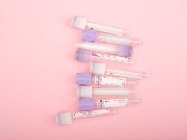 Sealed empty test tubes